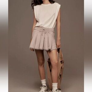 Anthropologie Goal Line Twofer Mini Dress NWT